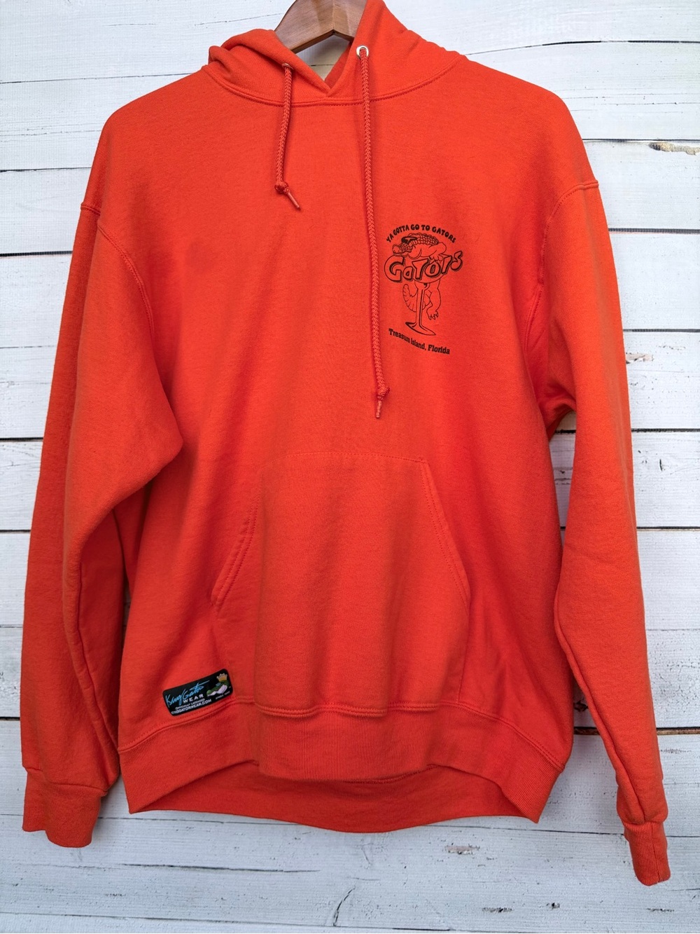Jerzees NuBlend Treasure Island Florida Gator's Pullover Hoodie Large #GT16 - Picture 3 of 5
